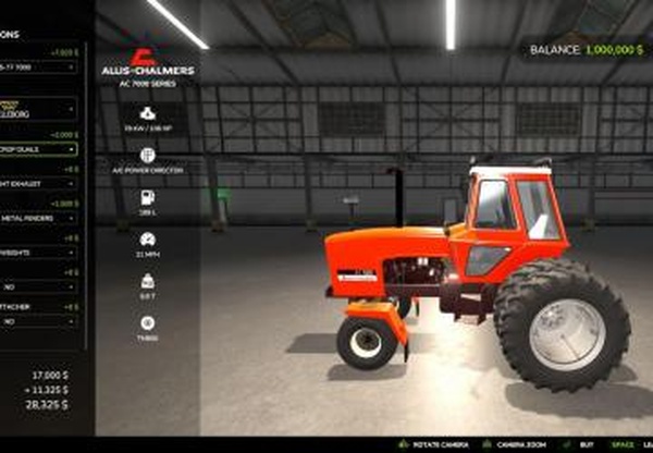 Allis Chalmer 7000 Seriesверсия 2.0.0.0 для Farming Simulator 2025