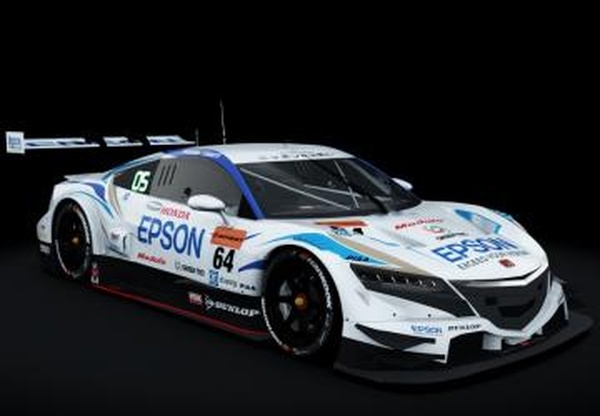 Honda NSX-GT GT500 2017версия 1.1 для Assetto Corsa