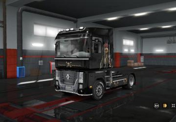 Скин «Pirates of the Caribbean» для Renault Magnumv1.0 для Euro Truck Simulator 2 (v1.28.x, - 1.33.x)