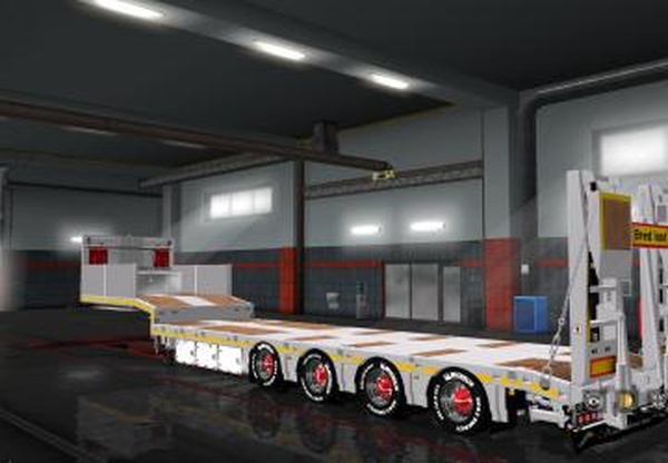 Schwerlast Trailerверсия 1.0 для Euro Truck Simulator 2 (v1.32.x, 1.33.x)