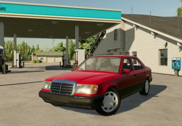 Mercedes-Benz W124 250Dверсия 1.2.1.0 для Farming Simulator 2022 (v1.8x)