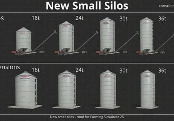 Small New Silosверсия 1.0.0.0 для Farming Simulator 2025