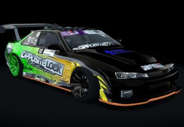 Nissan S14 Silvia DriftSouth Oppositelockv1 для Assetto Corsa