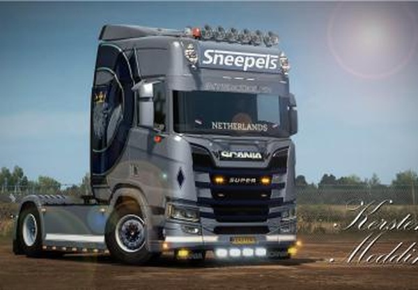 Скин «Sneepels R650» для Scania R2016версия 1.0 для Euro Truck Simulator 2 (v1.28.x, - 1.33.x)