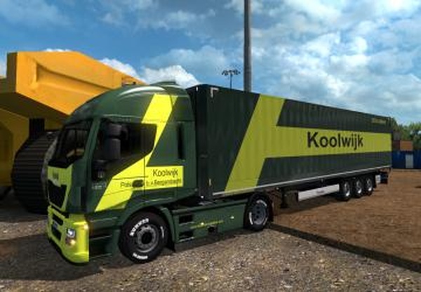 Cкин компании «Koolwijk» для прицепа Krone и Iveco Hi-Wayv0.2 для Euro Truck Simulator 2 (v1.32.x, 1.33.x)
