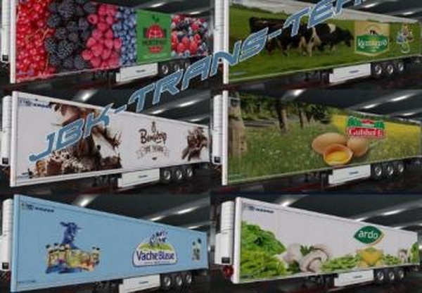 Пак скинов для прицепа Kroneверсия 1.0 для Euro Truck Simulator 2 (v1.32.x, 1.33.x)