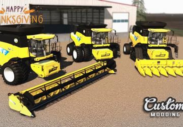 New Holland CR9000версия 04.12.19 для Farming Simulator 2019 (v1.5.x)
