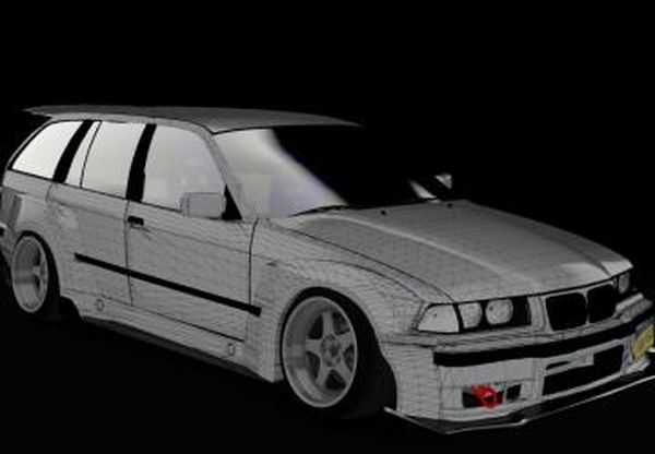 BMW E36 kombi thaerbackspaceверсия 1.0 для Assetto Corsa