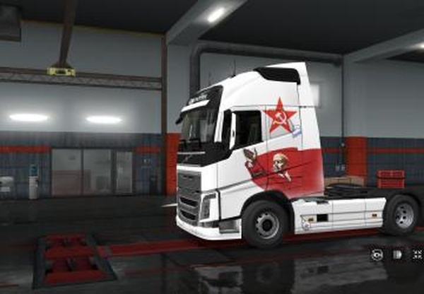 Скин для Volvo 2012версия 1.0 для Euro Truck Simulator 2 (v1.32.x, 1.35.x)