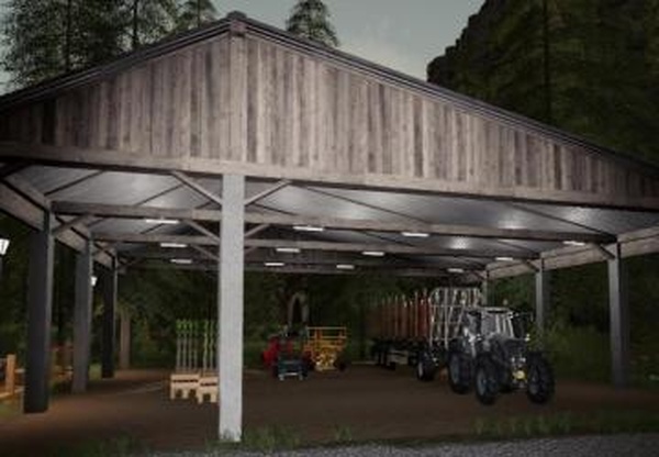 Einfacher Unterstandверсия 1.0.0.0 для Farming Simulator 2019 (v1.5.х)