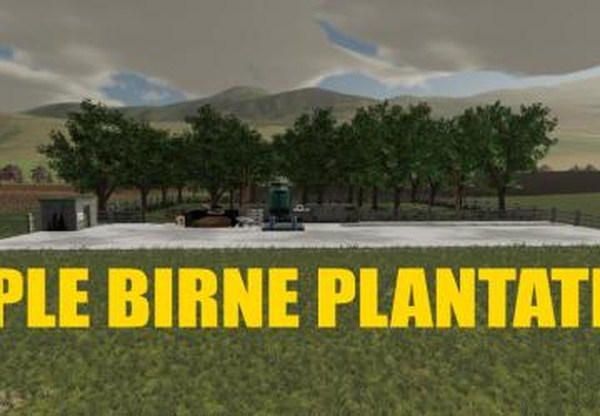 Apple Birne Plantationверсия 1.0.5 для Farming Simulator 2019 (v1.5.х)