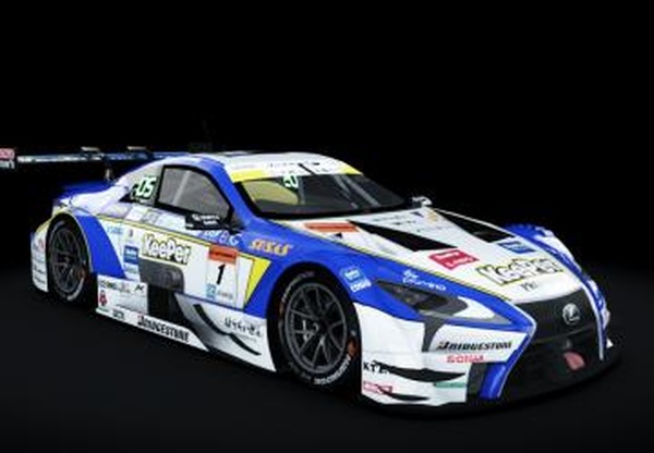 Lexus LC-500 GT500 2017версия 1.1 для Assetto Corsa