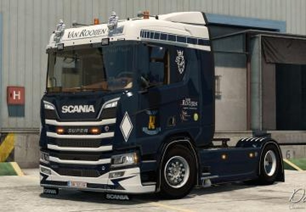 Скин «Van Rooijen» для Scania Next Genверсия 1.0 для Euro Truck Simulator 2 (v1.30.x, - 1.33.x)