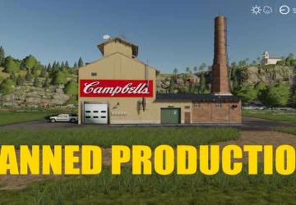 Canned Prodactionверсия 1.0.0.0 для Farming Simulator 2019 (v1.5.х)