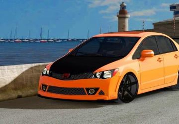 Honda Civic FD6версия 2.0 для Euro Truck Simulator 2 (v1.32.x, 1.33.x)