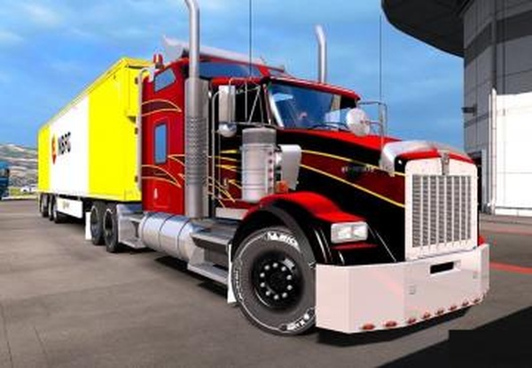 GTM Kenworth T800версия 1.1 для Euro Truck Simulator 2 (v1.31.x, - 1.34.x)