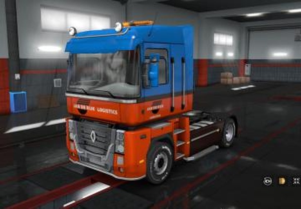 Скин «Jan De Rijk Logistics» для Renault Magnumv1.0 для Euro Truck Simulator 2 (v1.28.x, - 1.33.x)