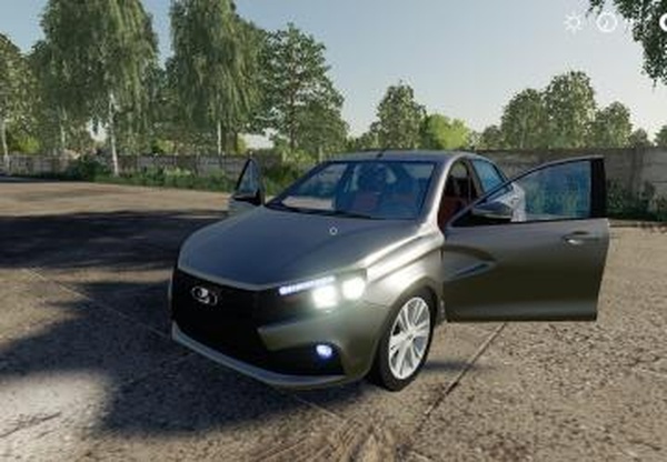 Lada Vestaверсия 1.0 для Farming Simulator 2019 (v1.5.1.0)