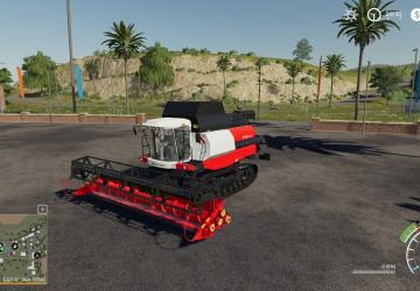 ROSTSELMASH VECTOR 450версия 1.0.1.0 для Farming Simulator 2019 (v1.5.х)