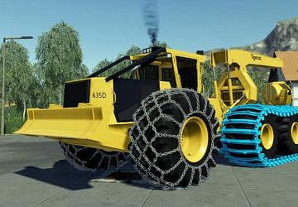 Tigercat 635Dверсия 1.0.0.0 для Farming Simulator 2019 (v1.5.х)