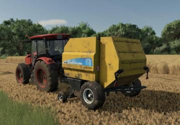 New Holland BR 6090 And Case RB 344версия 1.0.0.0 для Farming Simulator 2025