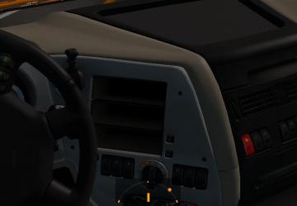 Оранжевый интерьер +тонировка фонарей\фар для DAF XF 105v1.0 для Euro Truck Simulator 2 (v1.32.x, 1.33.x)