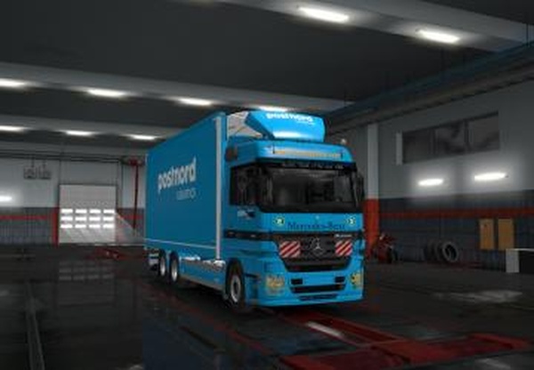 Mercedes Actros MP2версия 3.2 для Euro Truck Simulator 2 (v1.32.x, - 1.34.x)
