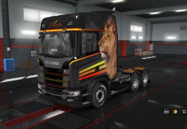 Скин «Elinta» для Scania S 2016 NGверсия 1.0 для Euro Truck Simulator 2 (v1.28.x, - 1.33.x)