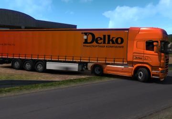 Комбо скин пак «Delko» для Scania R 2009v2.0 для Euro Truck Simulator 2 (v1.32.x, 1.33.x)