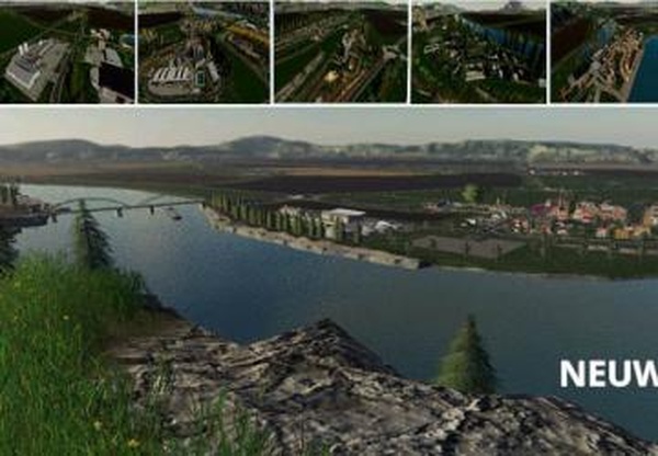 Карта «Neuwerk»версия 4.0 для Farming Simulator 2019