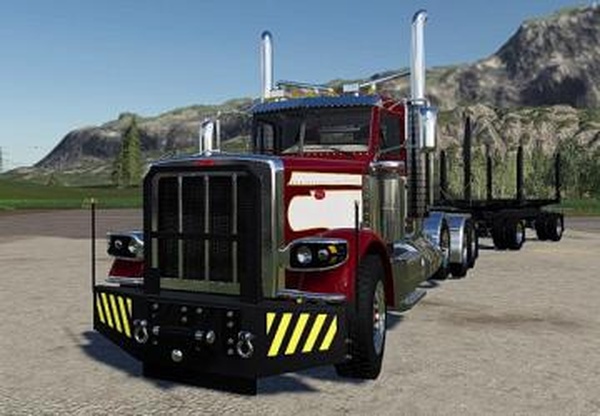 Peterbilt 389 Pole Truckверсия 1.0.0.0 для Farming Simulator 2019 (v1.5.х)