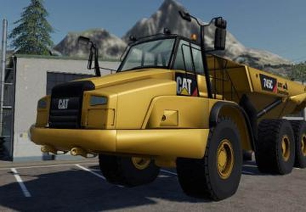Caterpillar 745Cверсия 0.1 для Farming Simulator 2019 (v1.5.х)