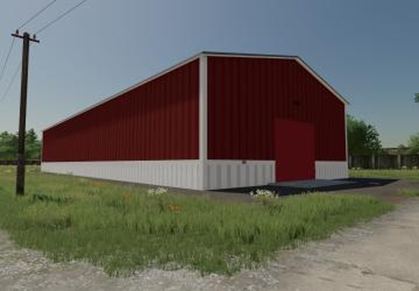 Ангар 50x20версия 1.0.0.0 для Farming Simulator 2022 (v1.8x)
