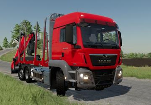MAN TGS TG2 Woodtruckверсия 1.0 для Farming Simulator 2022 (v1.8x)