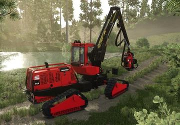 Komatsu Harvester 911версия 1.0.0.0 для Farming Simulator 2025