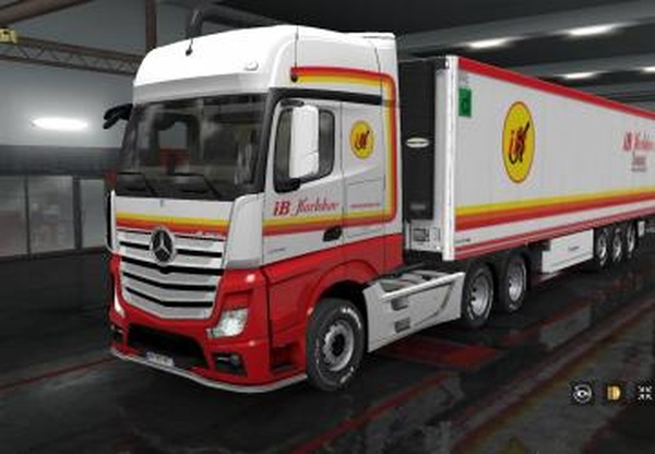 Скин пак «iB Karlskov» для прицепа Krone и грузовиковv1.0 для Euro Truck Simulator 2 (v1.28.x, - 1.33.x)