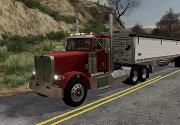 Peterbilt 379 Daycabверсия 2.0 для Farming Simulator 2019 (v1.5.x)