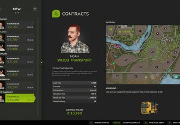 Disable Contract Machinesверсия 1.0.0.0 для Farming Simulator 2025