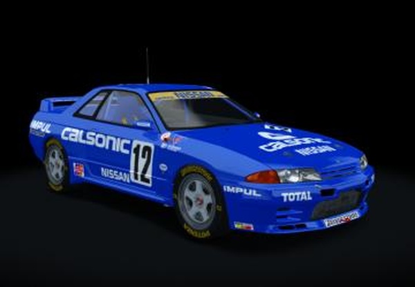 Nissan Skyline BNR32 GT-R Gr.A CALSONIC 1990v1 для Assetto Corsa