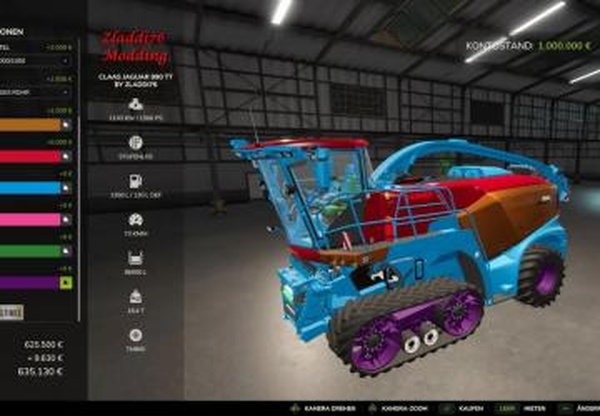 Claas Jaguar 990 TT Editверсия 1.0.0.0 для Farming Simulator 2025