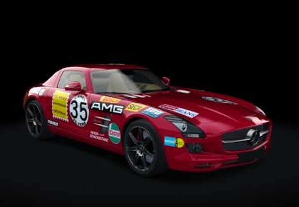 Mercedes SLS AMGверсия 1 для Assetto Corsa