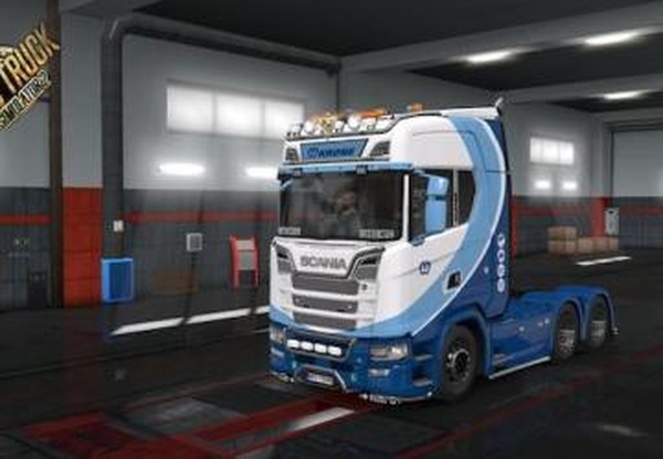 Скин «Krone» для Scania S 2016 NGверсия 1.0 для Euro Truck Simulator 2 (v1.28.x, - 1.33.x)