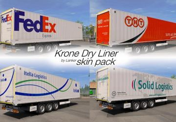 Скин пак для прицепа Kroneверсия 1.0 для Euro Truck Simulator 2 (v1.32.x, 1.33.x)