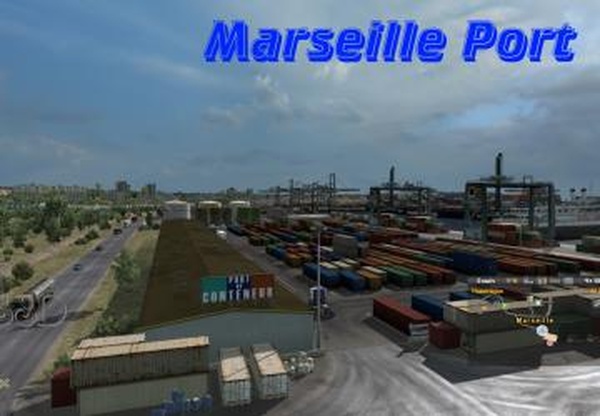 Порт Marseille на MHAPro mapверсия 1.0 для Euro Truck Simulator 2 (v1.32.x)