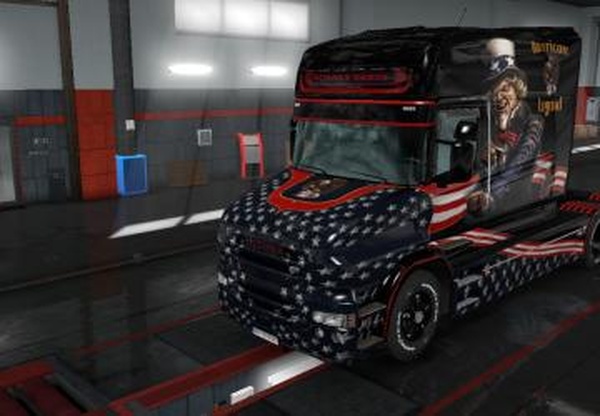 Скин пак для Scania T by RJLверсия 2.0 для Euro Truck Simulator 2 (v1.32.x)