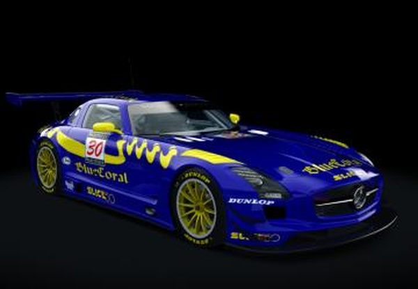 Mercedes SLS AMG GT3версия 1 для Assetto Corsa