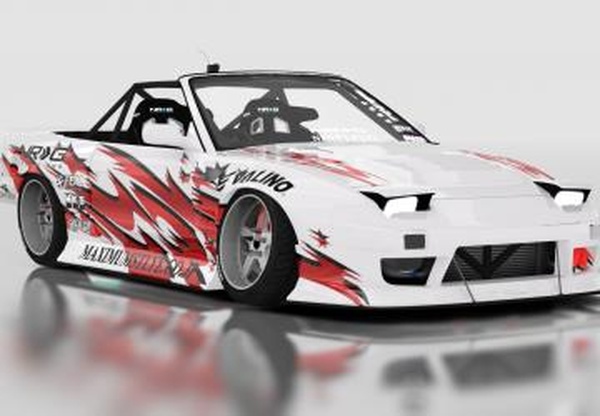 Nissan PS13 Convertible Rockymp4 Publicверсия 1.0 для Assetto Corsa