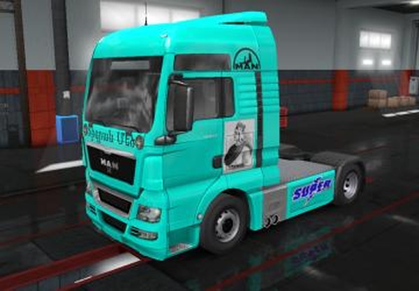 Скин Тигран Мец для Man TGXверсия 0.1 для Euro Truck Simulator 2 (v1.27.x, - 1.32.x)