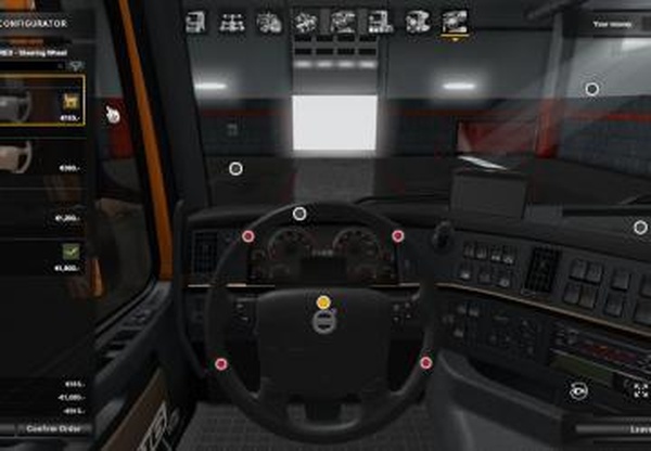 Steering Wheels Volvo VNL for Volvo FH16 Classicv1.0 для Euro Truck Simulator 2 (v1.27.x, - 1.32.x)