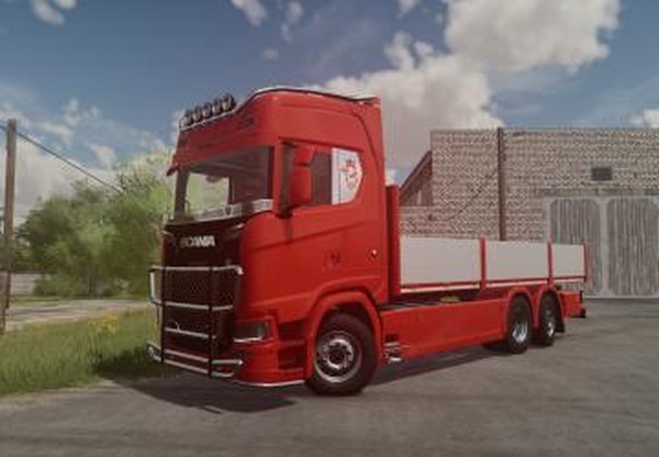 Scania S 6x4 Drop Sideверсия 1.0.0.0 для Farming Simulator 2022 (v1.8x)